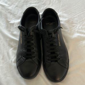 Saint Laurent leather sneakers. Size 43. US 10